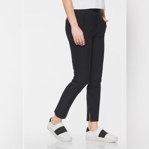 Athleta Black Ankle Pants with Slit Detail